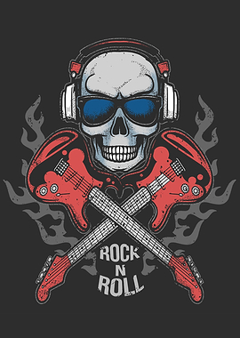 Rock n Roll Skull