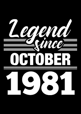 Legend Since October 1981