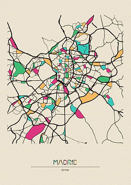 Madrid Map
