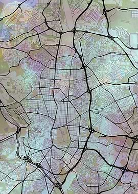 Madrid Street Map