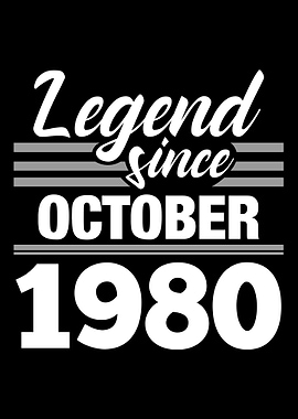 Legend Since October 1980