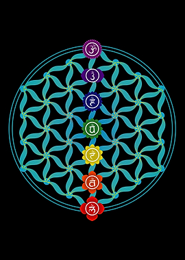 Flower of Life 7 Chakras