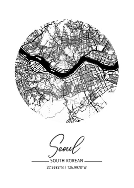 Seoul Area City Map