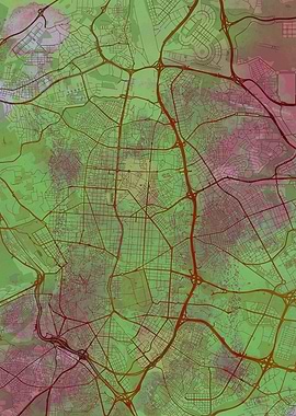 Madrid Street Map