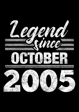 Legend Since October 2005