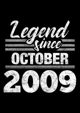 Legend Since October 2009