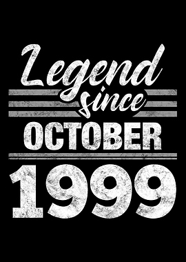 Legend Since October 1999