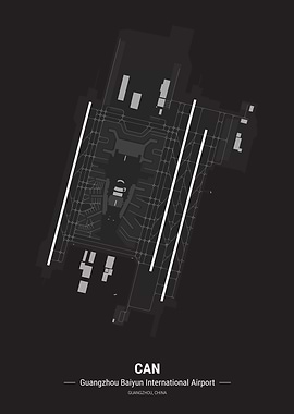 Guangzhou Airport Map