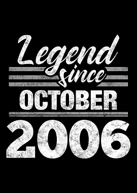 Legend Since October 2006