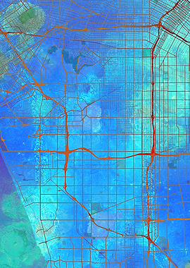 Los Angeles Street Map