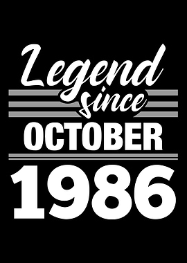 Legend Since October 1986
