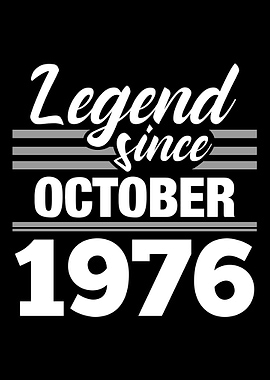 Legend Since October 1976