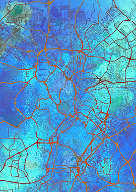 Kuala Lumpur Street Map