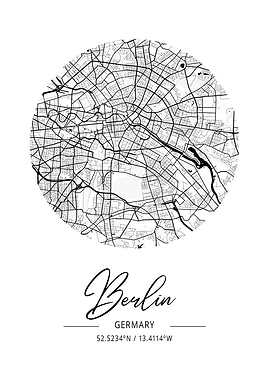 Berlin Area City Map