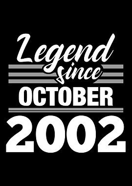 Legend Since October 2002