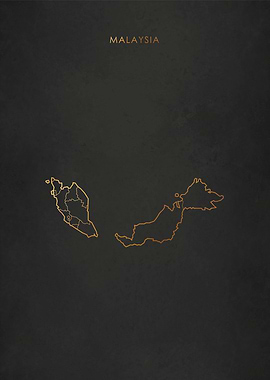 Gold Malaysia Map