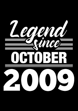 Legend Since October 2009