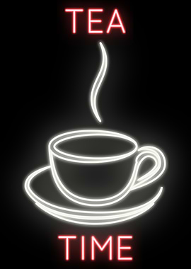 Tea Time Neon Sign