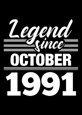 Legend Since October 1991