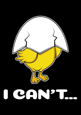 Lazy Egg Chick Poultry Man