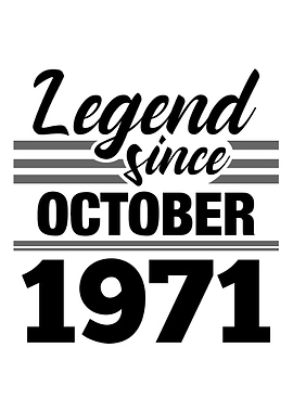 Legend Since October 1971