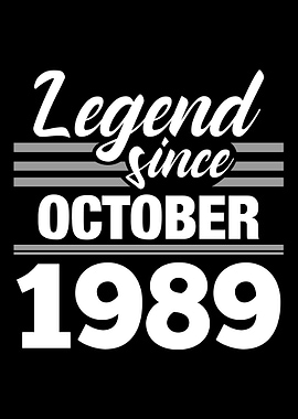 Legend Since October 1989