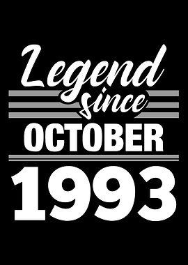 Legend Since October 1993