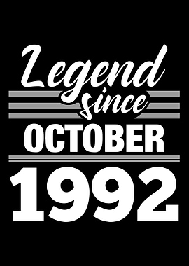 Legend Since October 1992