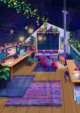 Whimsical and Cozy Studio