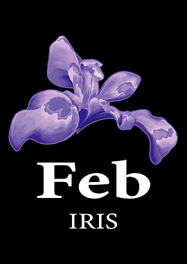 February Iris Aquarius And