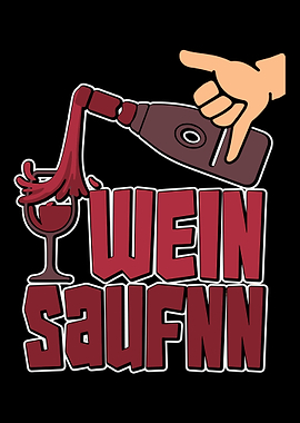 Wein saufen geschenk weinl