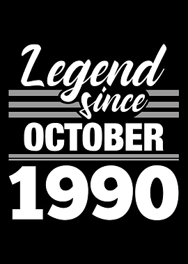 Legend Since October 1990