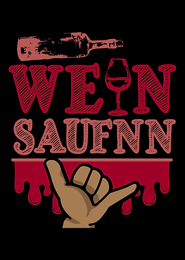 Wein saufen geschenk weinl