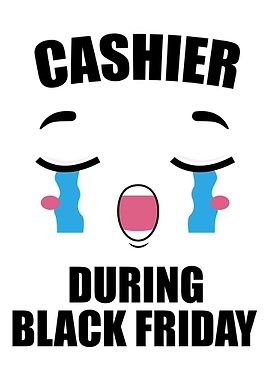 Cashier During Black Frida