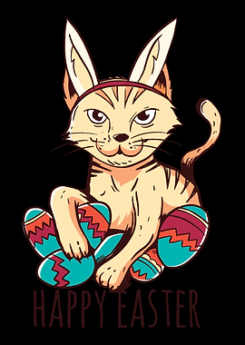 Easter cat