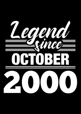 Legend Since October 2000