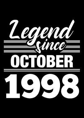 Legend Since October 1998