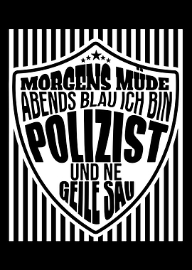 Polizei Geschenk Poliziste