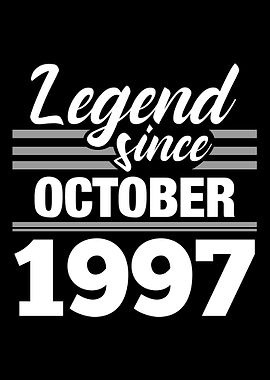 Legend Since October 1997