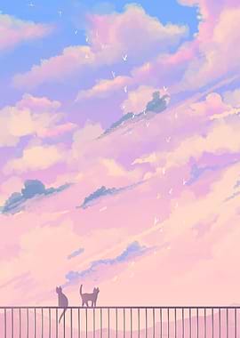 Cat Beautiful Landscape