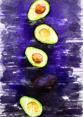 Four Avocados For Kitchen