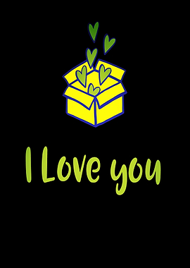 I love you Box of hearts