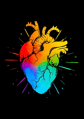 LGBT Rainbow Heart