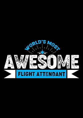 Awesome flight attendant