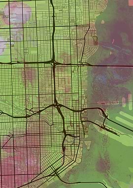 Miami Street Map