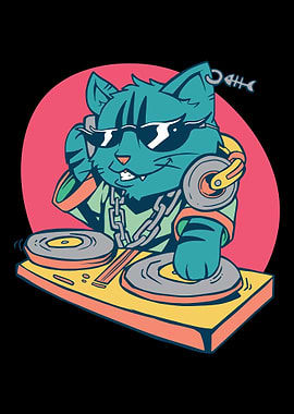 DJ cat