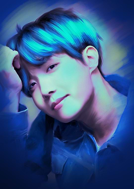 BTS J HOPE PAINTING