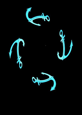 Beautiful sailing anchor