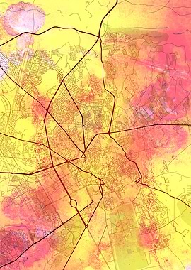 Marrakech Street Map