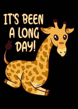 Been A Long Day Giraffe